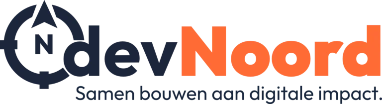 devNoord logo primair met slogan